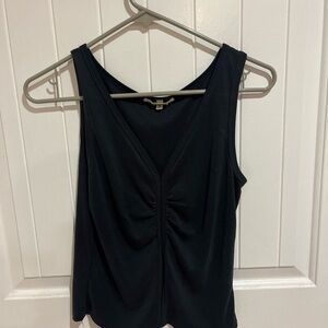 Women’s gimmicks by BKE Black Sleeveless Top Size M NWOT Vintage Ribbed V-Neck